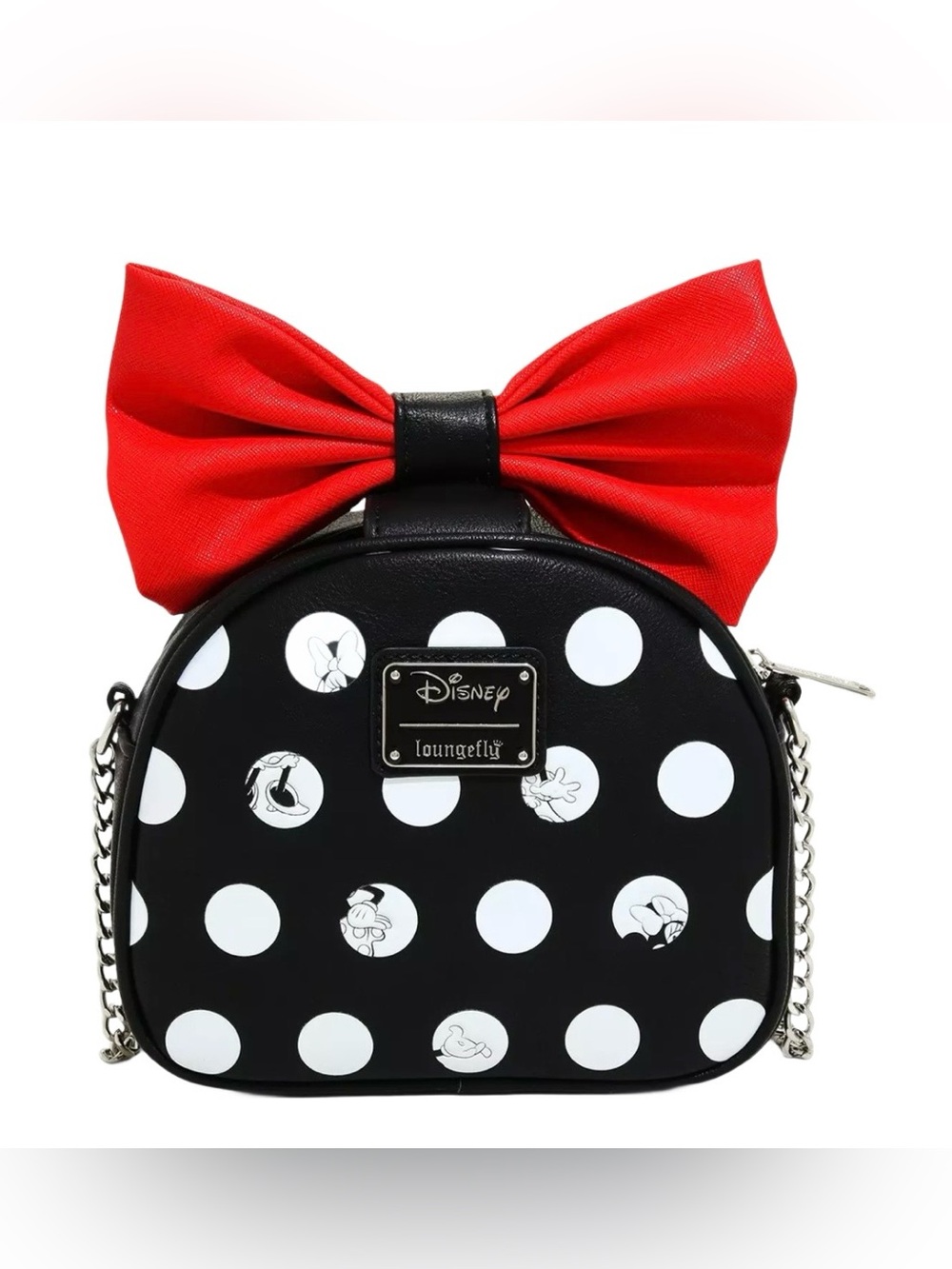 Loungefly Disney Minnie Mouse Polka Dot Bow Crossbody Bag